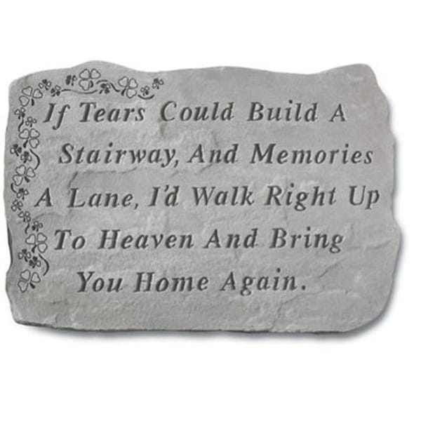 Kay Berry Inc Kay Berry- Inc. 90120 If Tears Could Build A Stairway - Memorial With Shamrocks - 18 Inches x 13 Inches 90120 - main
